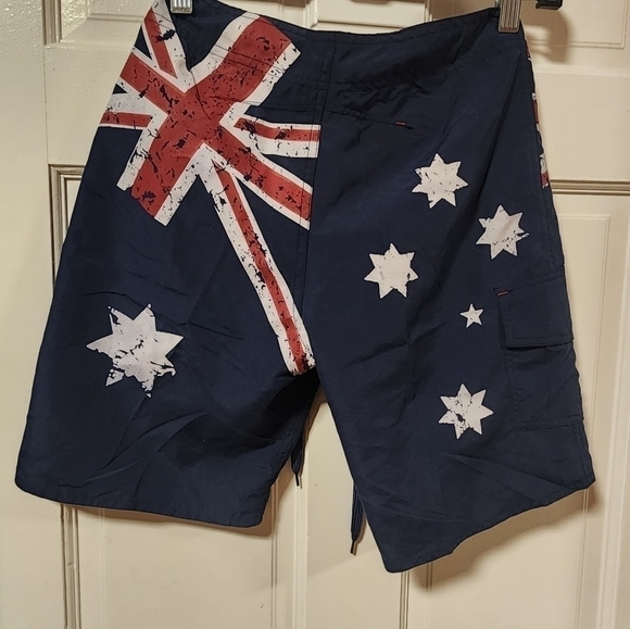 AUSTRALIA FLAG SWIM SHORTS 10 - Picture 8 of 9